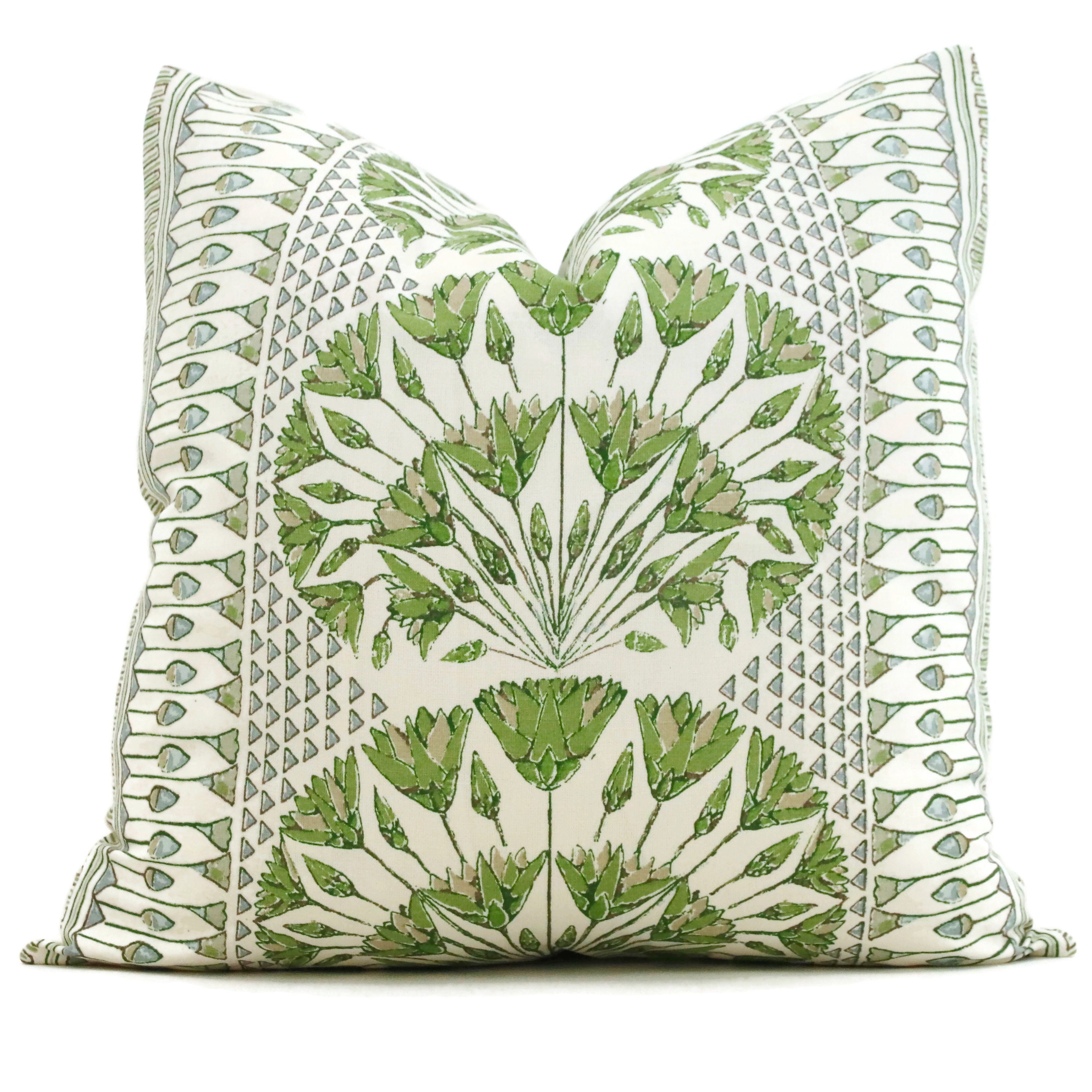 Anna French Cairo Green Decorative Pillow Cover 18x18, 20x20 Anna French Cairo Green Decorative Pillow Cover 18x18, 20x20