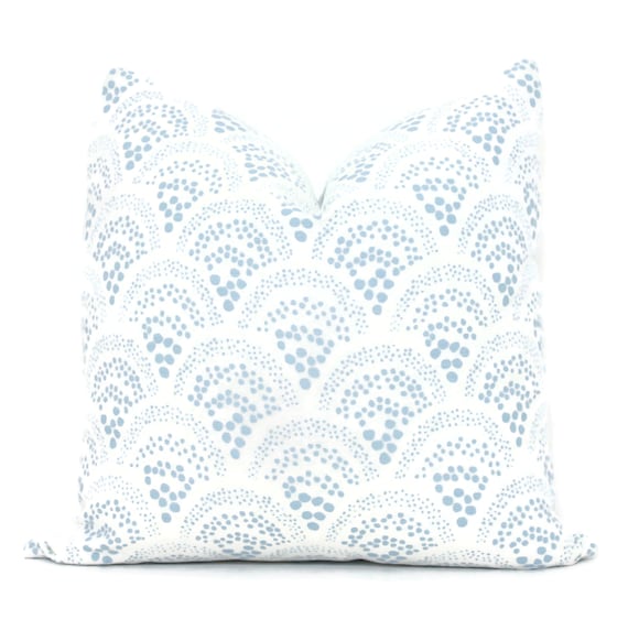 Mineral blue throw clearance pillows