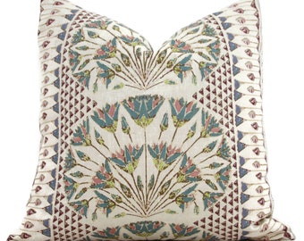 Anna French Cairo Eggplant Decorative Pillow Cover  18x18, 20x20, 22x22, Eurosham or lumbar Thibaut cushion cover, toss pillow accent pillow