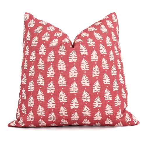 raspberry throw pillow
