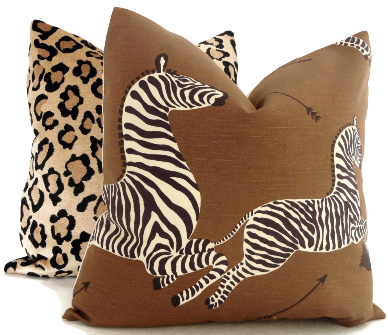 Velvet Leopard Pillow Cover Lumbar Pillow Cover Throw Pillow Etsy