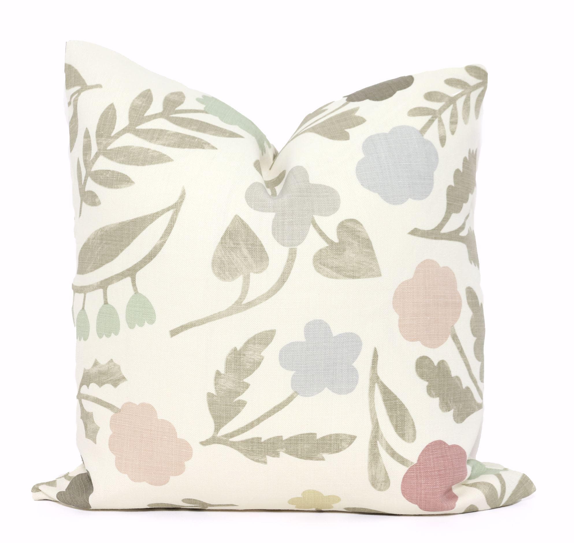 ggaimwf Federa per cuscino floreale 60x60cm FlorealiFoglie