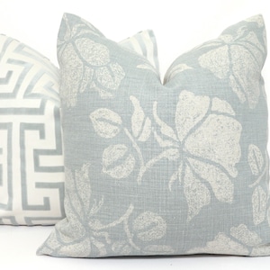 Capa de Almofada Decorativa Peter Dunham Ocean Natural Emilia 18x18, 20x20, 22x22, 24x24, Eurosham ou Almofada Lombar, almofada com estampa floral spa