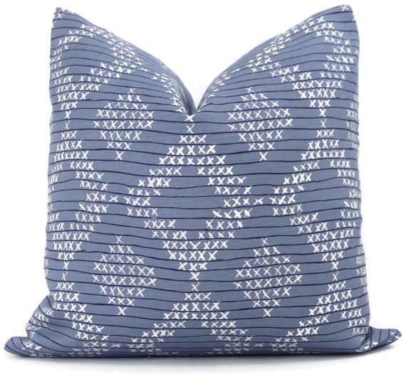 Sister Parish Periwinkle Blue Pocantico Decorative Pillow Cover