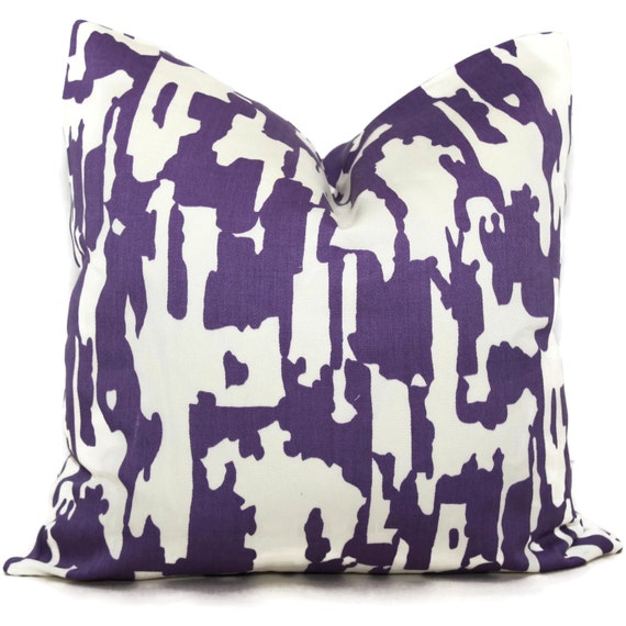 Trina Turk Purple Bark Pillow Square Or Lumbar Choose Your Trina Turk Purple Bark Pillow Square Or