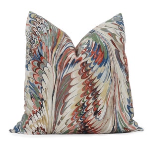 Lee Jofa Taplow Linen Pillow Cover Spice Green Marble Decorative Pillow Cover 18x18, 20x20, 22x22 euro Lumbar pillow, Accent Pillow rmt