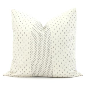 Decorative Pillow Cover Sister Parish Kinnicutt Stripe Heron Gray pillow cove  Made to Order Toss Pillow, Accent Pillow, Throw eor