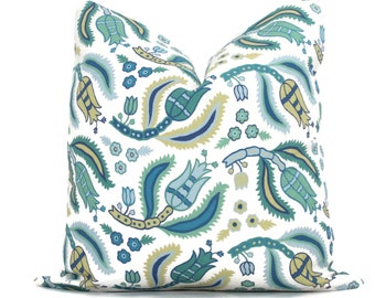 Decorative Pillow Cover Schumacher Malabar Vine 20x20  Schumacher pillow, accent pillow cover