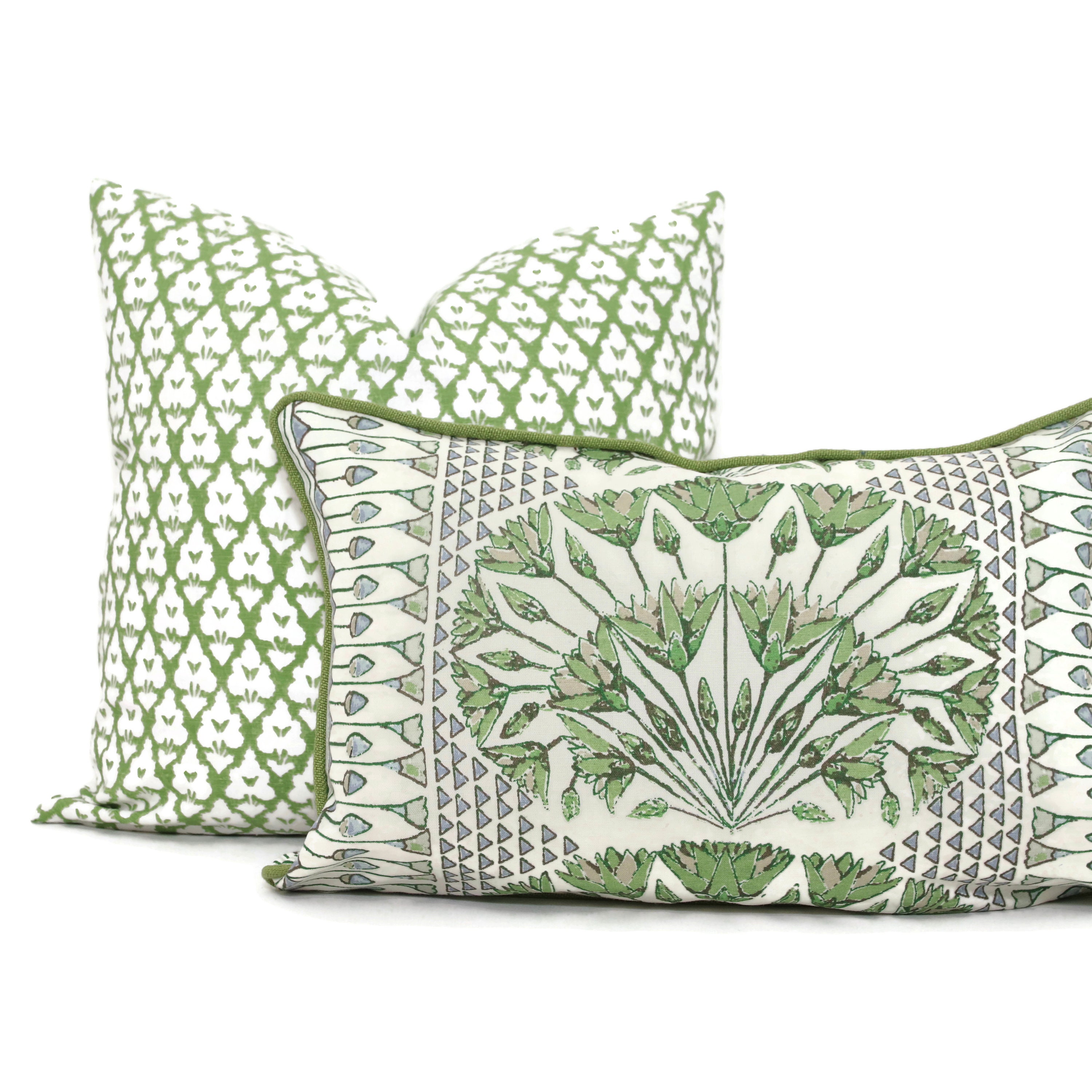 Anna French Cairo Green Decorative Pillow Cover 18x18 20x20 - Etsy