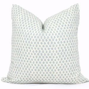 Sister Parish Burmese in Seafoam Decorative Pillow Cover, 20x20 22x22 Eurosham, Lumbar pillow Toss Pillow, Accent Pillow, Throw Pillow