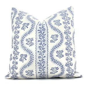 Decorative Pillow Cover Sister Parish Dolly in Blue Pillow cover,  Toss Pillow, Accent Pillow, Throw Pillow,