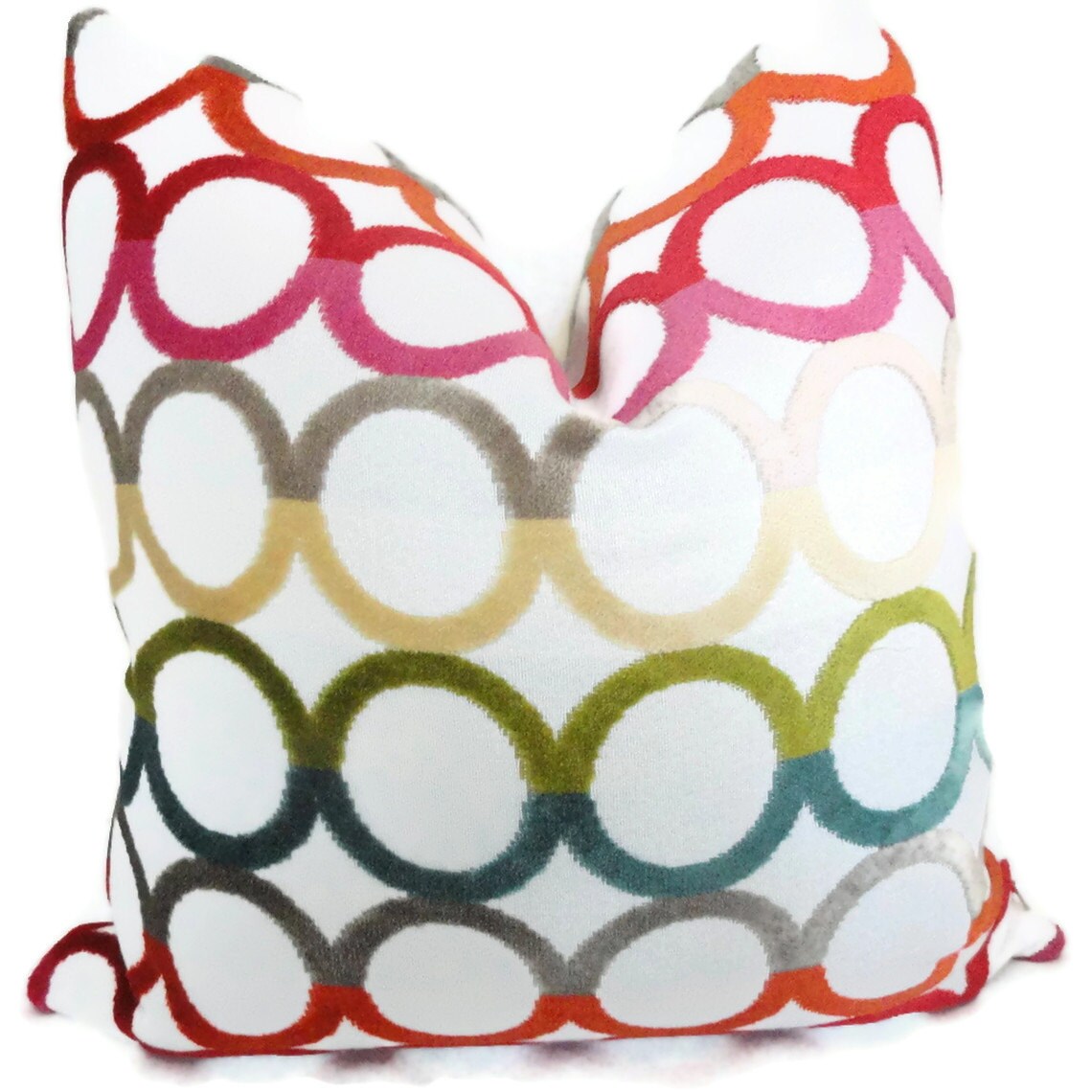 Jonathan Adler Decorative Pillow Cover Multicolor Ringleader Etsy