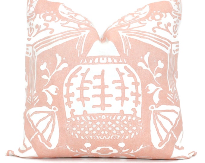 Clarence House Blush Vase Decorative Pillow Cover 18x18 Etsy