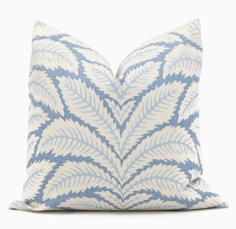 Blue Talavera Pillow Cover by Brunschwig & Fils Decorative image 1