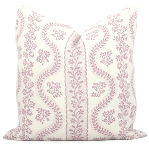 Decorative Pillow Cover Sister Parish Dolly in Parma  Pillow cover,  Toss Pillow, Accent Pillow, Throw Pillow, Purple Lilac Lavender