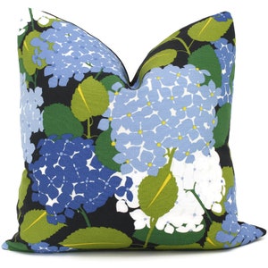 Schumacher Hydrangea Decorative Pillow Covers 18x18, 20x20, 22x22, 24x24, 24x24, 26x26 or lumbar pillow cover, Paul Poiret