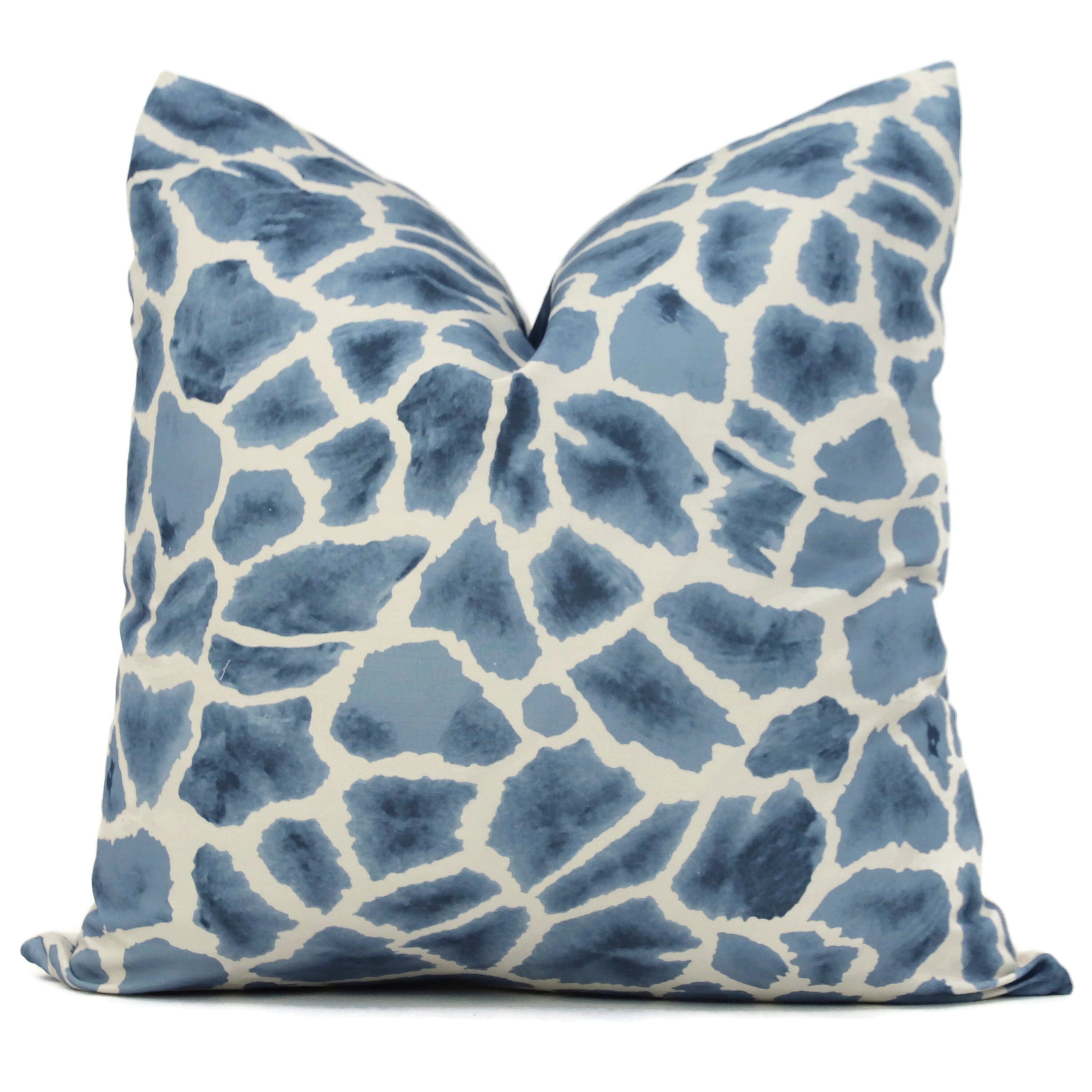giraffe print throw pillows