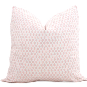 Sister Parish Burmese in Soft Pink Decorative Pillow Cover, 20x20 22x22 ...