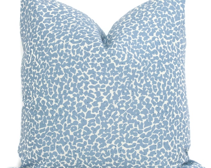 Decorative Pillow Cover Sister Parish Ollie in Penobscot Blue Pillow