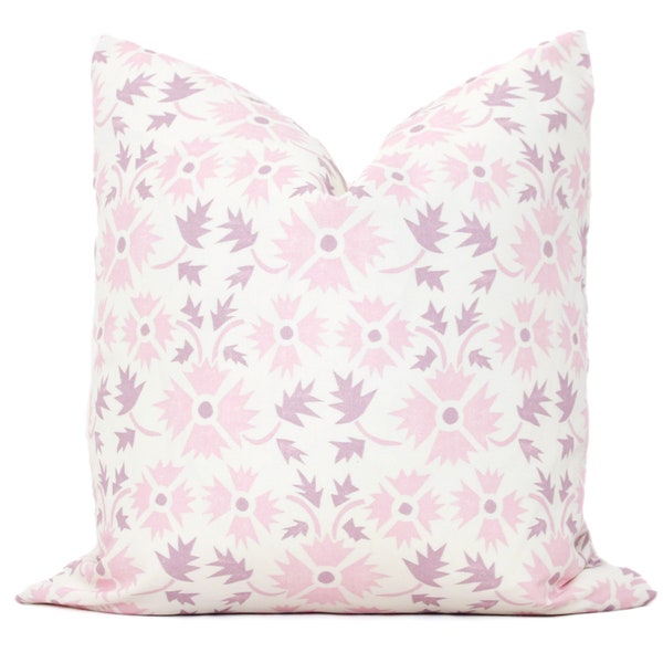 Lilac Jackson Floral Decorative Pillow Cover, Throw Pillow, Accent Pillow, Pillow Sham green ivory floral l pillow Danika Herrick