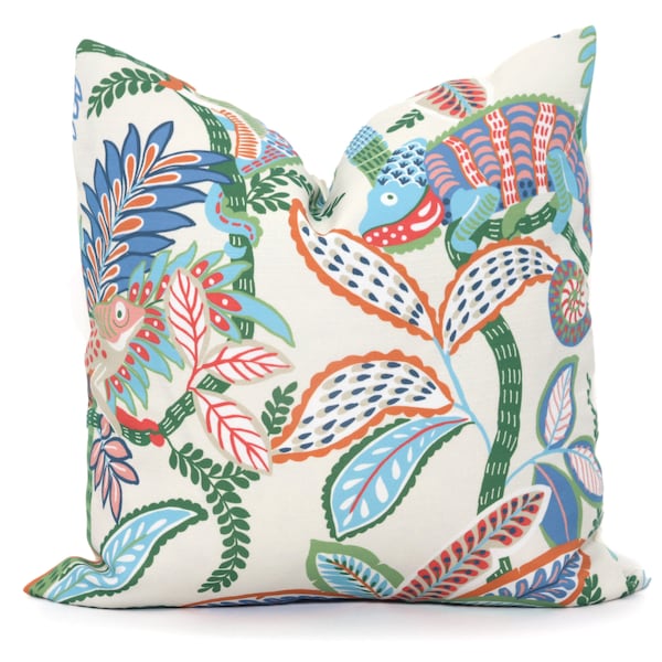 Thibaut Multi Island Outdoor Decorative Pillow Cover Made to order any size Performance fabric indoor outdoor