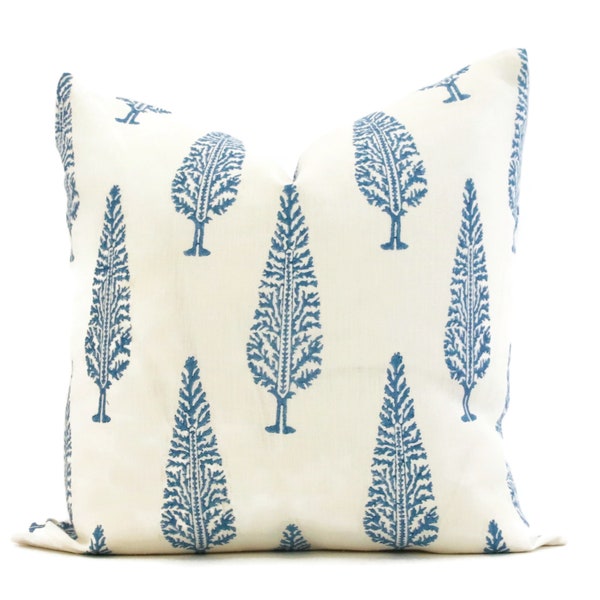 Blue Toss Pillows Etsy