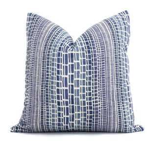Christopher Farr Indigo Prism Decorative Pillow Covers 20x20 pillow Raoul Dufy rts
