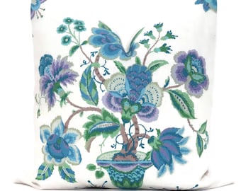 Tissu D'ameublement Schumacher & Berger Shockwave - Ikat Rouge Et Bleu - 80x16" - Neuf