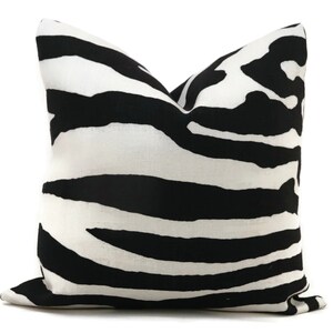 scalamandre zebra pillow