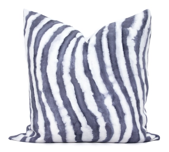 Kravet Couture Makai Indigo Pillow Cover Square, Eur, Lumbar