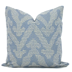Decorative Pillow Cover Blue Fermoie Rabanna Grande Pillow cover,  Toss Pillow, Accent Pillow, Throw Pillow, Blue gold, Cushion cover