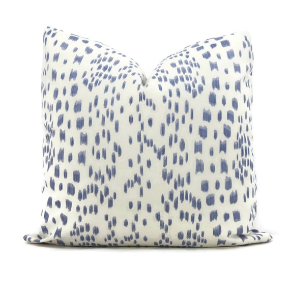 Les Touches Periwinkle Blue Brunschwig Pearl River Blues Decorative Pillow