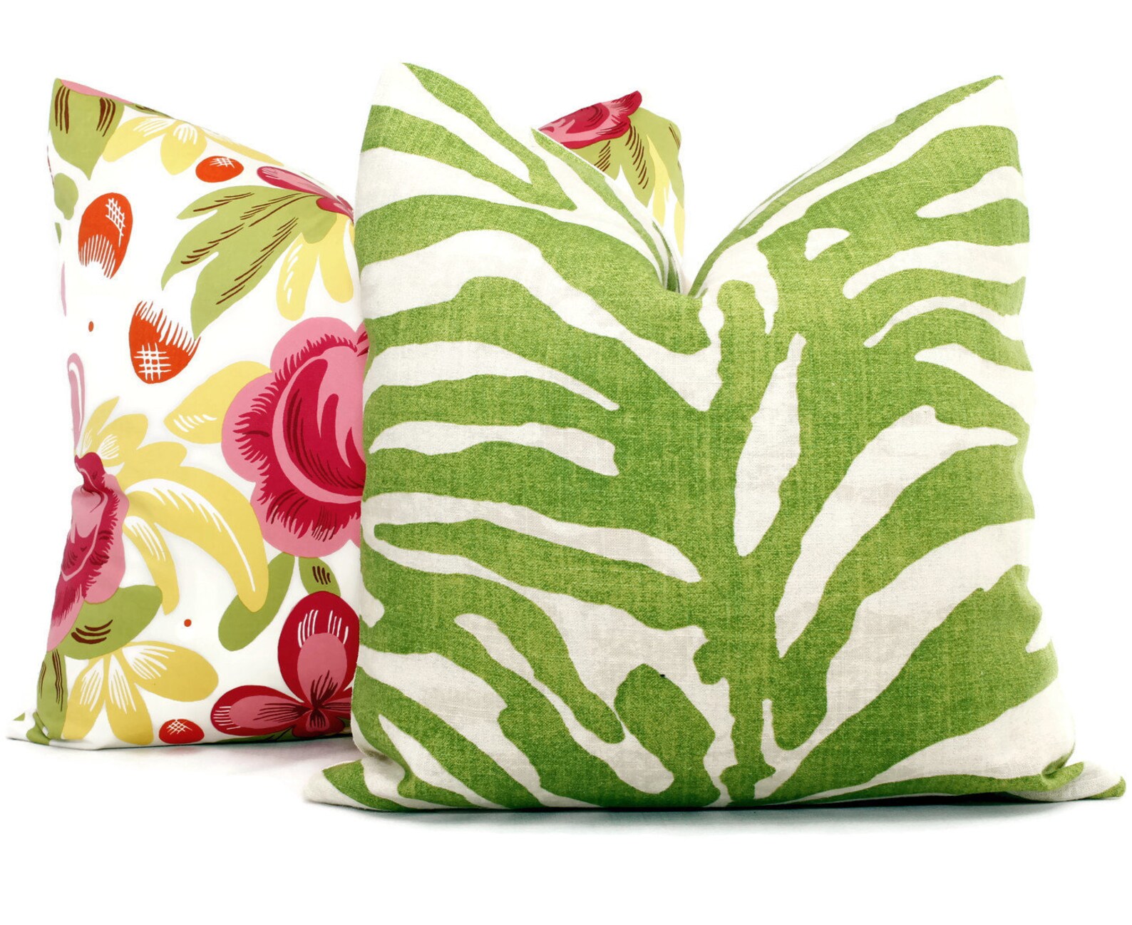Thibaut Green Serengeti Tiger Decorative Pillow Cover 18x18 Etsy