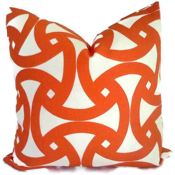 Trina Turk Persimmon Santorini Indoor Outdoor Pillow Cover Trina Turk Persimmon Santorini Indoor Outdoor Pillow Cover