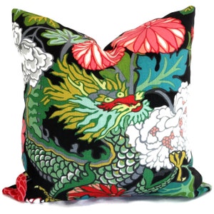 Ebony Schumacher Chiang Mai Dragon Decorative Pillow Covers, Toss Pillow, Accent Pillow, Throw Pillow, Pillow sham