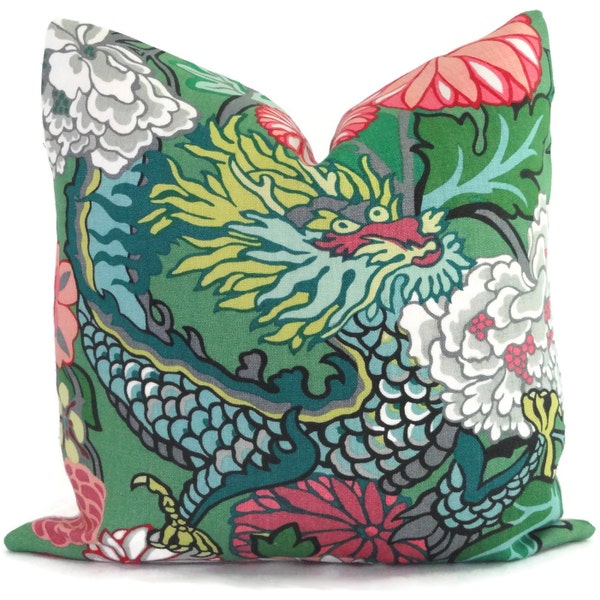Funda de almohada Chiang Mai Dragon: almohada de lino Schumacher