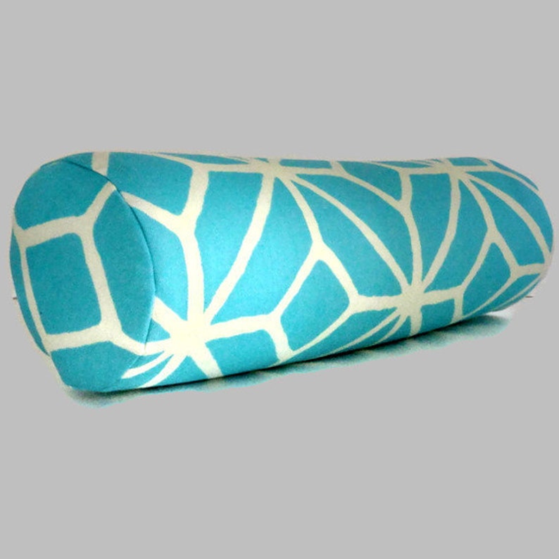 Trina Turk Aqua Trellis Outdoor Bolster Pillow Cover Etsy