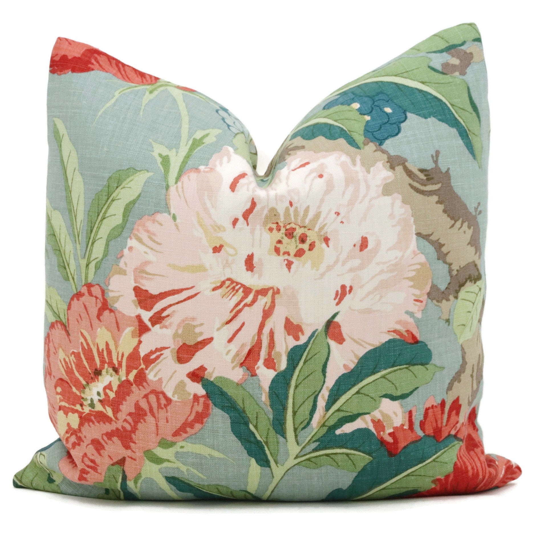 Multicolor 18x18 Vintage Floral Designs by Deb Blue Spring Flowers Mother of The Bride Throw Pillow Multicolor 18x18 Vintage Floral Designs by Deb Blue Spring Flowers Mother of The Bride Throw Pillow