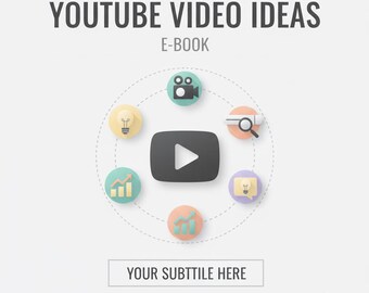 YouTube Video Ideas Ebook | Content Creation Guide for Beginners & Creators | Digital PDF