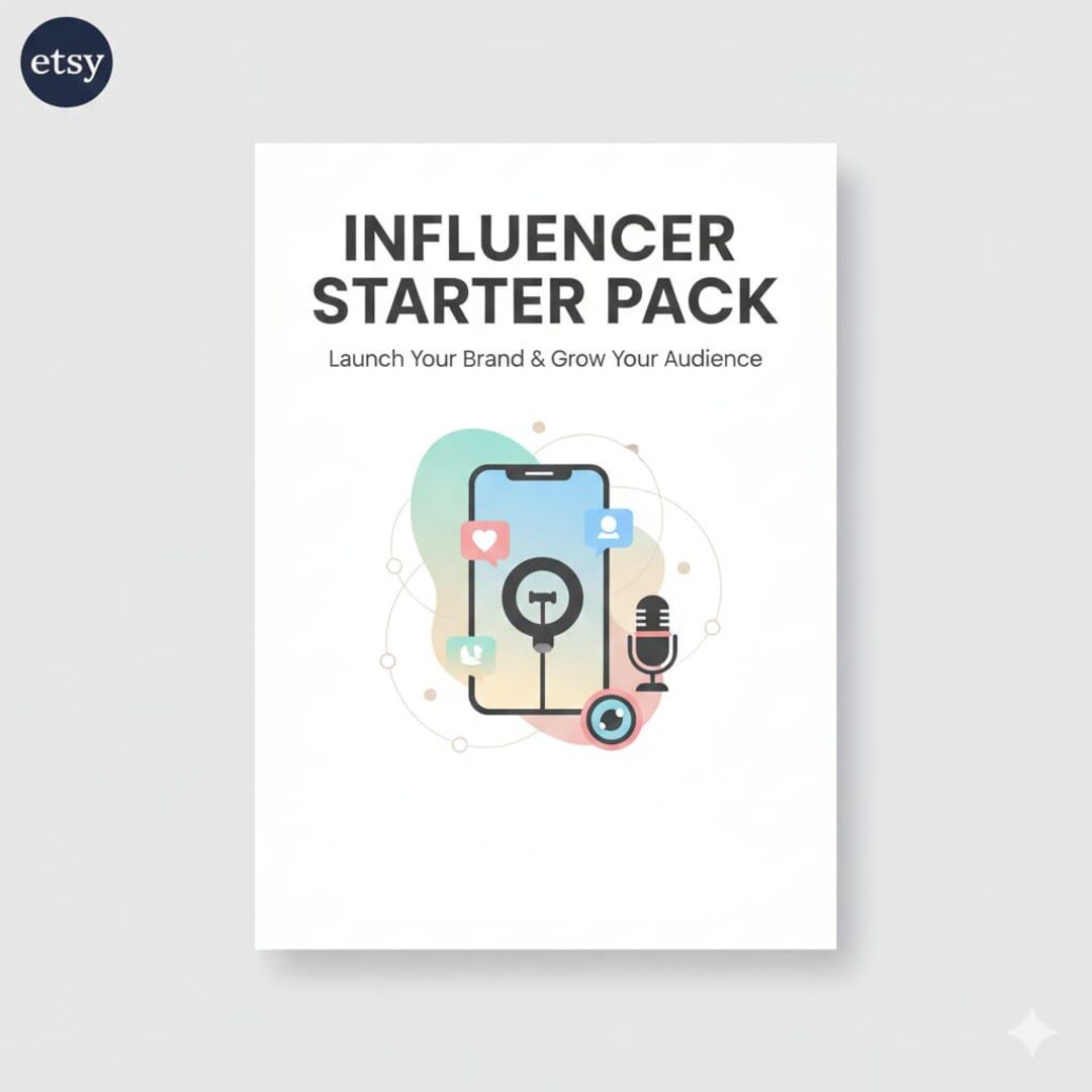 Influencer Starter Guide for Beginners | Social Media Growth Ebook ...