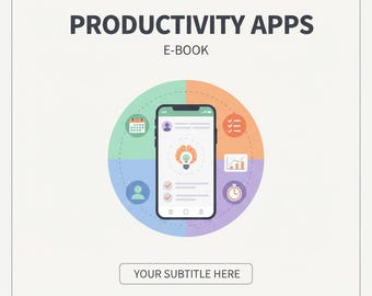 Productivity Apps Guide | Boost Focus, Time Management & Work Habits | Digital eBook PDF