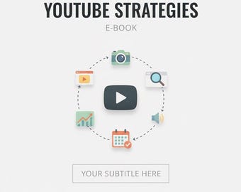 YouTube Strategies Guide | Grow Your Channel, Find Your Niche & Monetize Content | Digital PDF eBook