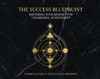 Goal Setting System Workbook | Productivity Planner | Success Mindset Guide | Personal Development eBook