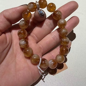 Natural Citrine Bracelet | Minimalist Healing Crystal Jewelry