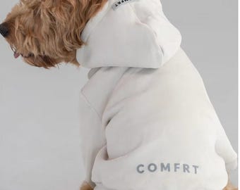 340 NEW COMFRT Pet Tranquil Paw Hoodie in Cotton in Sz XXS