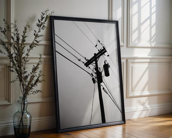 Urban Photography | Monohaus Industrial Photography Print | Black and White Minimalist Wall Art