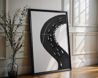 Designer Wall Art | Formula One Track Print | Racing Photography | Motorsport