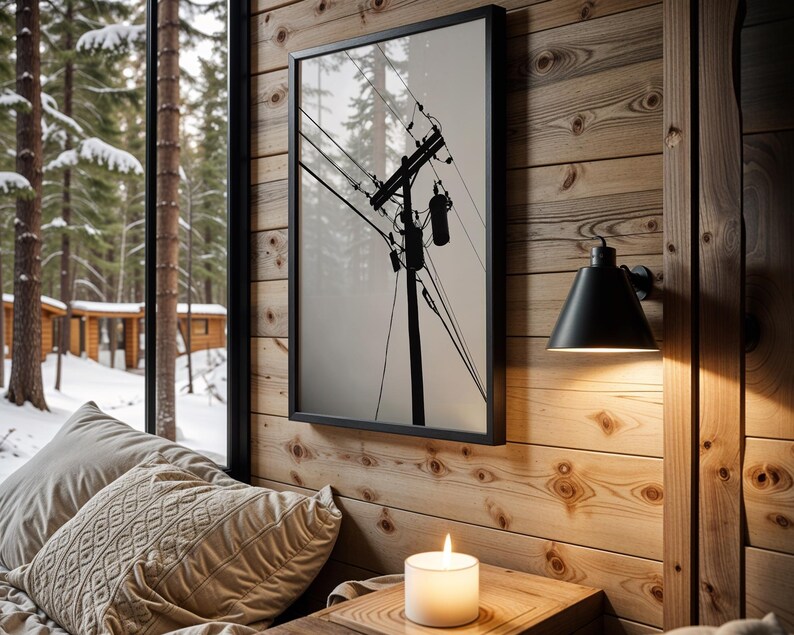Urban Photography | Monohaus Industrial Photography Print | Black and White Minimalist Wall Art image 5
