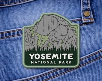 Yosemite National Park Embroidered Patch, California El Capitan Badge, Mountain Valley Souvenir, Travel Gift for Hiking Backpacks