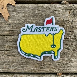 Masters Golf Tournament Embroidered Patch, Augusta Georgia Iron on Patches, Golf Lover Souvenir Badge, Green Jacket Pride Sports Gift